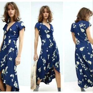 FREE PEOPLE ASYMMETRICAL HIGH/LOW  MAXI